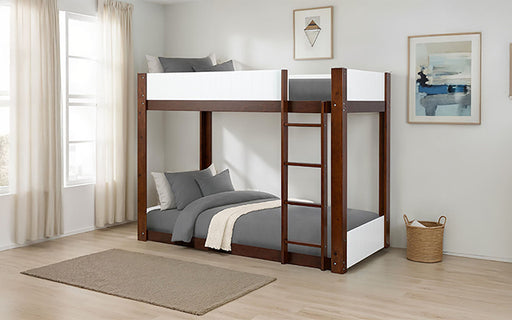 Terri Twin/Twin Bunk Bed+Mattress - Dream Home Furniture & Mattress (Waite Park, MN)