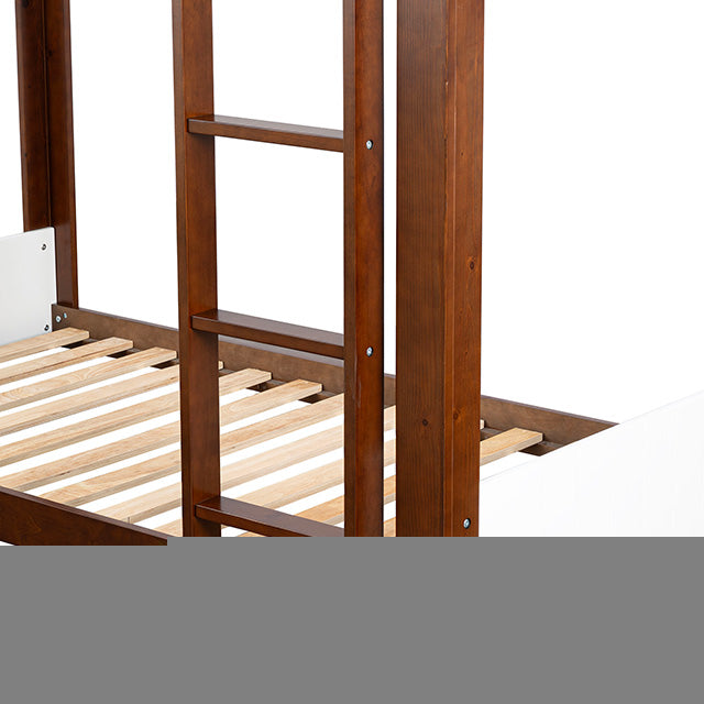 Terri Twin/Twin Bunk Bed+Mattress