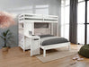 Aludra Loft Bed With Full Bed - Dream Home Furniture & Mattress (Waite Park, MN)