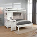 Aludra Loft Bed With Full Bed - Dream Home Furniture & Mattress (Waite Park, MN)