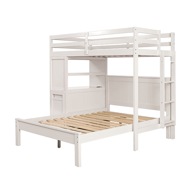 Aludra Loft Bed With Full Bed - Dream Home Furniture & Mattress (Waite Park, MN)