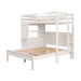 Aludra Loft Bed With Full Bed - Dream Home Furniture & Mattress (Waite Park, MN)