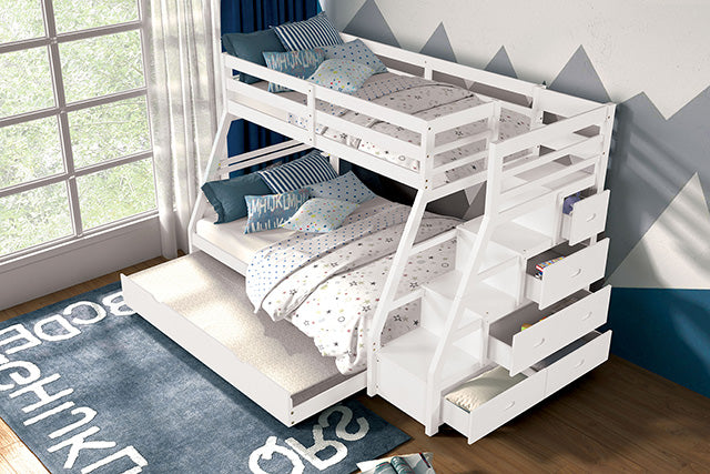Ellington Twin/Full Bunk Bed - Dream Home Furniture & Mattress (Waite Park, MN)