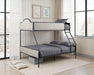 Forli Twin/Full Bunk Bed - Dream Home Furniture & Mattress (Waite Park, MN)