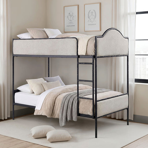 Forli Twin/Twin Bunk Bed - Dream Home Furniture & Mattress (Waite Park, MN)