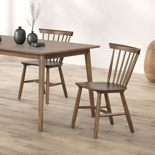 Beale Dining Table Walnut & Black - Dream Home Furniture & Mattress (Waite Park, MN)