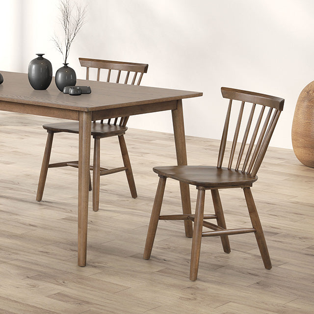 Beale Dining Table Walnut & Black - Dream Home Furniture & Mattress (Waite Park, MN)