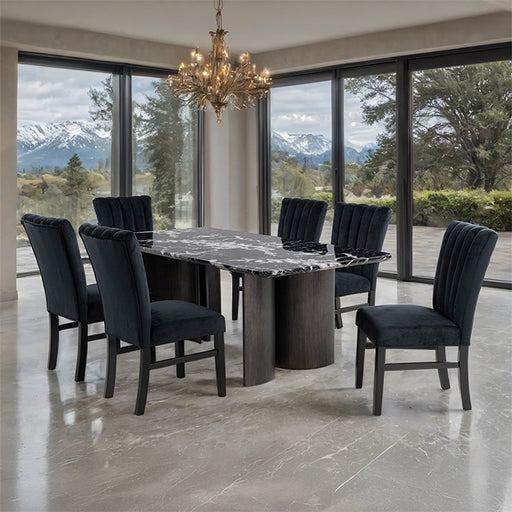 Selsey 7 Pc Dining Table Set - Dream Home Furniture & Mattress (Waite Park, MN)