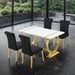 Holstebro 5 Pc 60" Dining Table Set - Dream Home Furniture & Mattress (Waite Park, MN)