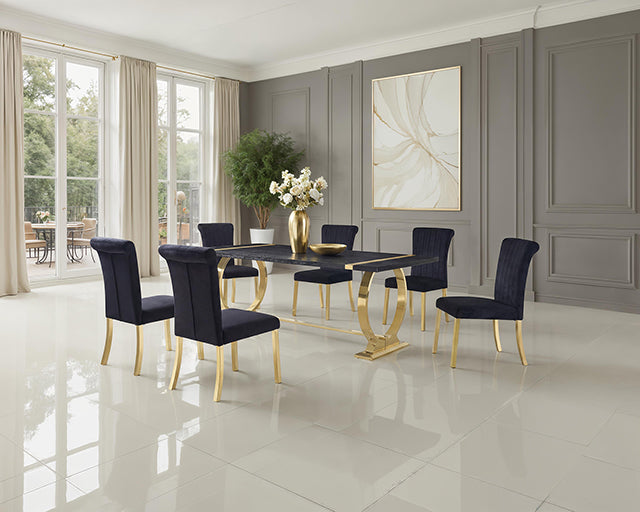 Horley 7 Pc. Dining Table Set - Dream Home Furniture & Mattress (Waite Park, MN)