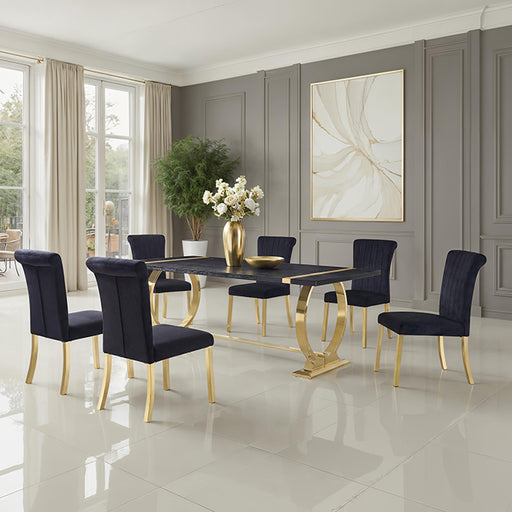 Horley 7 Pc. Dining Table Set - Dream Home Furniture & Mattress (Waite Park, MN)