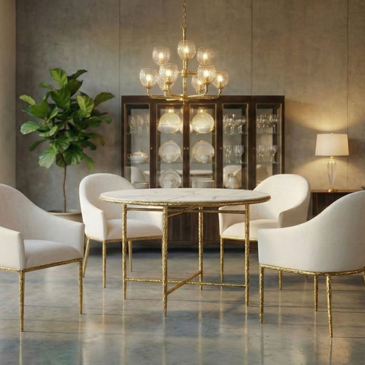 Balvi Round Dining Table - Dream Home Furniture & Mattress (Waite Park, MN)