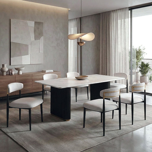 Minden 7 Pc. Dining Table Set - Dream Home Furniture & Mattress (Waite Park, MN)