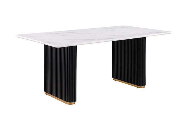 Minden 7 Pc. Dining Table Set - Dream Home Furniture & Mattress (Waite Park, MN)