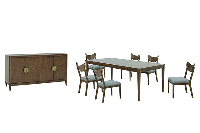 Clarksburg 7 Pc. Dining Table Set - Dream Home Furniture & Mattress (Waite Park, MN)