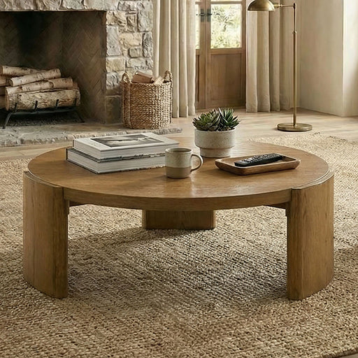 Poltimore Round Coffee Table - Dream Home Furniture & Mattress (Waite Park, MN)