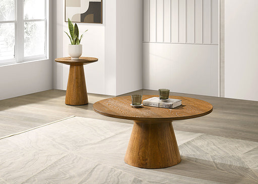 Halewood 36" Round Cocktail Table - Dream Home Furniture & Mattress (Waite Park, MN)