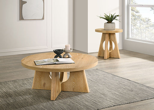Olgod Round End Table - Dream Home Furniture & Mattress (Waite Park, MN)