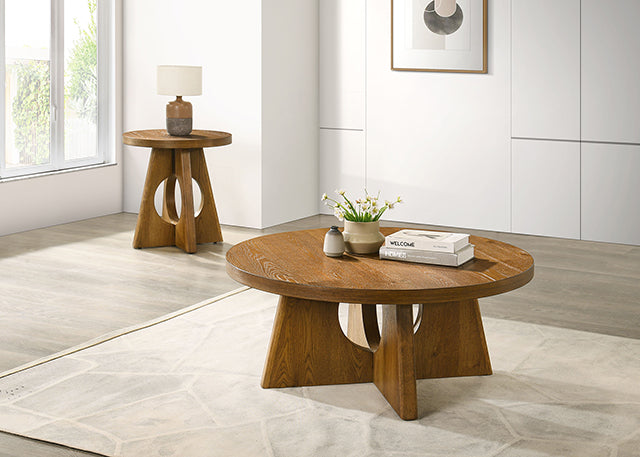 Olgod Round End Table - Dream Home Furniture & Mattress (Waite Park, MN)