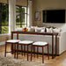 Daventry Sofa Table w/ 3 Counter Ht Stools - Dream Home Furniture & Mattress (Waite Park, MN)