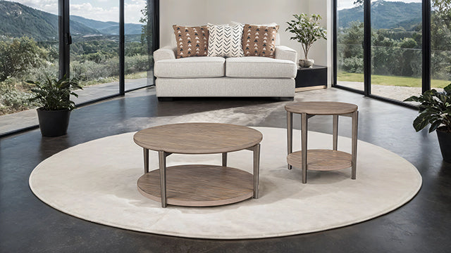 Roros Round End Table - Dream Home Furniture & Mattress (Waite Park, MN)