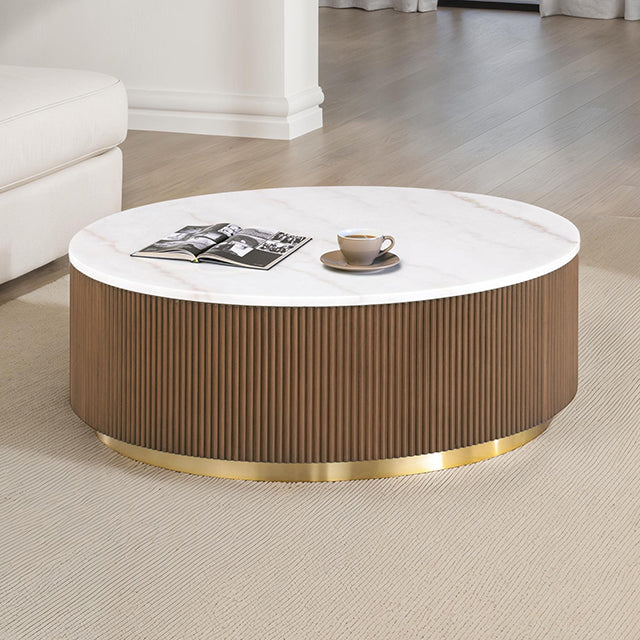 Virden Round Cocktail Table - Dream Home Furniture & Mattress (Waite Park, MN)