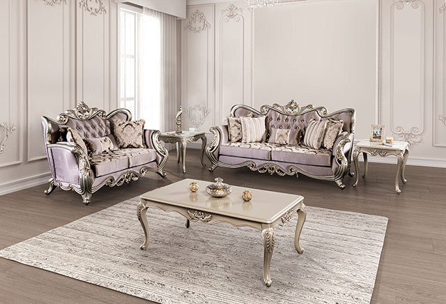 Albacete Sofa Campage & Walnut - Dream Home Furniture & Mattress (Waite Park, MN)