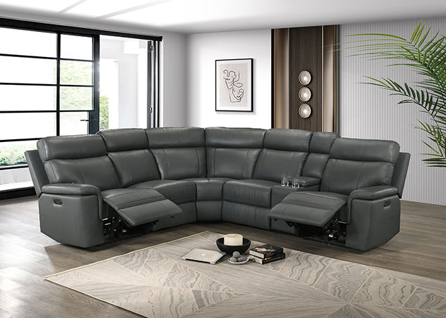 Oliverus Power Sectional - Dream Home Furniture & Mattress (Waite Park, MN)