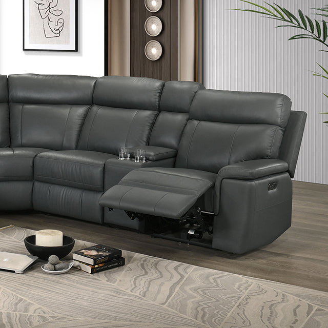 Oliverus Power Sectional - Dream Home Furniture & Mattress (Waite Park, MN)