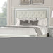 Stella Mia E.King & Queen Bed White & White - Dream Home Furniture & Mattress (Waite Park, MN)