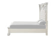 Promenade E.King & Queen Bed Brown & White - Dream Home Furniture & Mattress (Waite Park, MN)