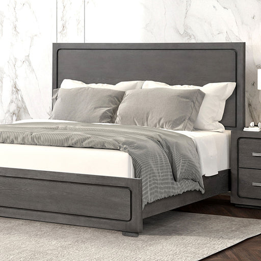 Crowthorne E.King & Queen Bed Grey & White - Dream Home Furniture & Mattress (Waite Park, MN)