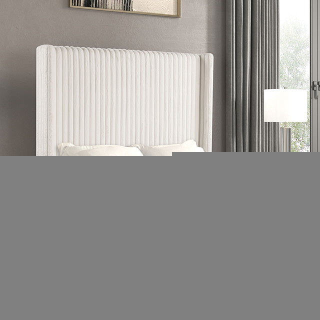 Cadwell E.King, Queen, & Full Bed White, Gray, & Black - Dream Home Furniture & Mattress (Waite Park, MN)