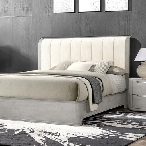 Osterley Queen & E.King Bed Grey & Black - Dream Home Furniture & Mattress (Waite Park, MN)