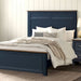 Pinetop Twin & Full Bed White & Blue - Dream Home Furniture & Mattress (Waite Park, MN)