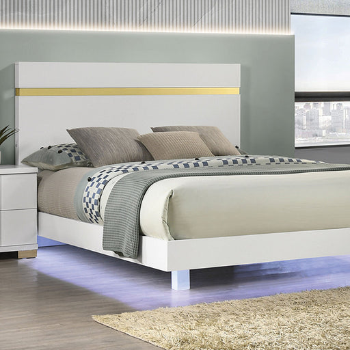 Lillestrom E.King, Queen, Full, & Full Bed Black & White - Dream Home Furniture & Mattress (Waite Park, MN)