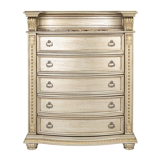 Fromberg Chest w/Marble Insert - Dream Home Furniture & Mattress (Waite Park, MN)