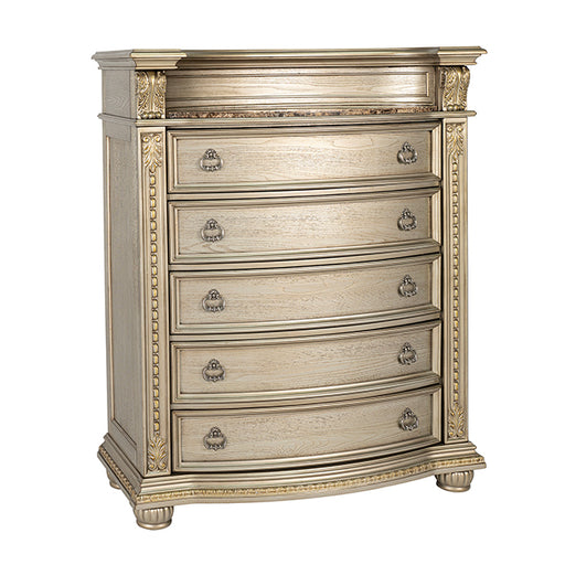 Fromberg Chest w/Marble Insert - Dream Home Furniture & Mattress (Waite Park, MN)