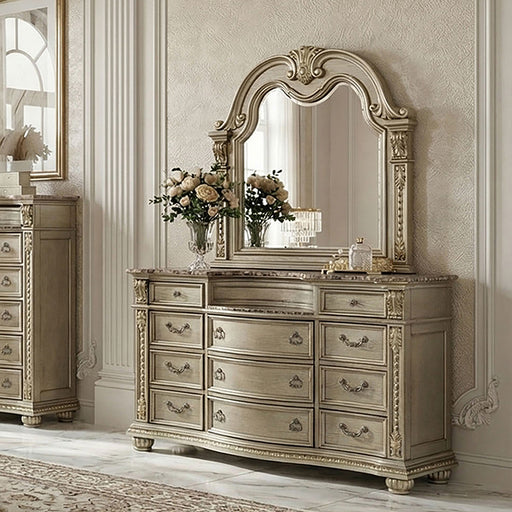 Fromberg Dresser w/ Marble Top - Dream Home Furniture & Mattress (Waite Park, MN)