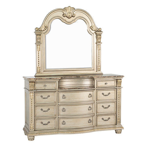 Fromberg Dresser w/ Marble Top - Dream Home Furniture & Mattress (Waite Park, MN)