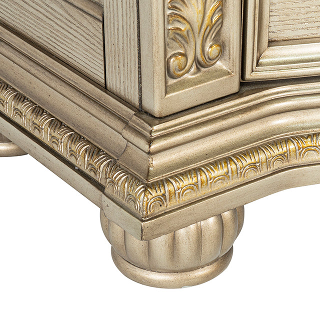 Fromberg Nightstand w/ Marble Top - Dream Home Furniture & Mattress (Waite Park, MN)
