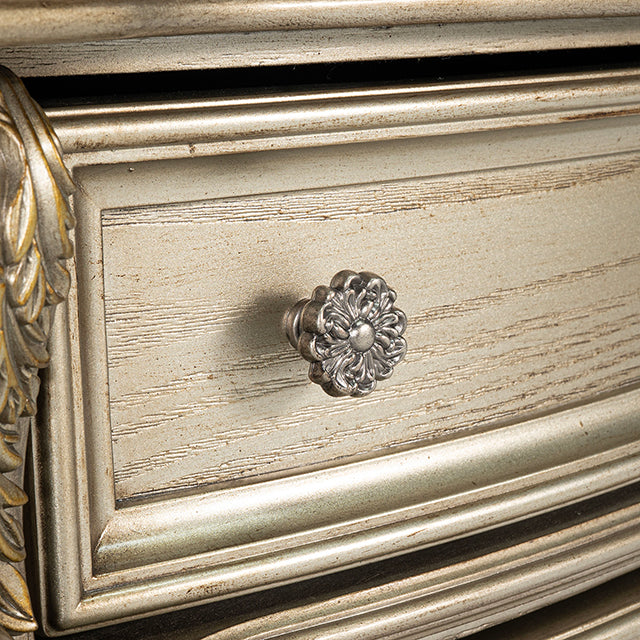 Fromberg Nightstand w/ Marble Top - Dream Home Furniture & Mattress (Waite Park, MN)