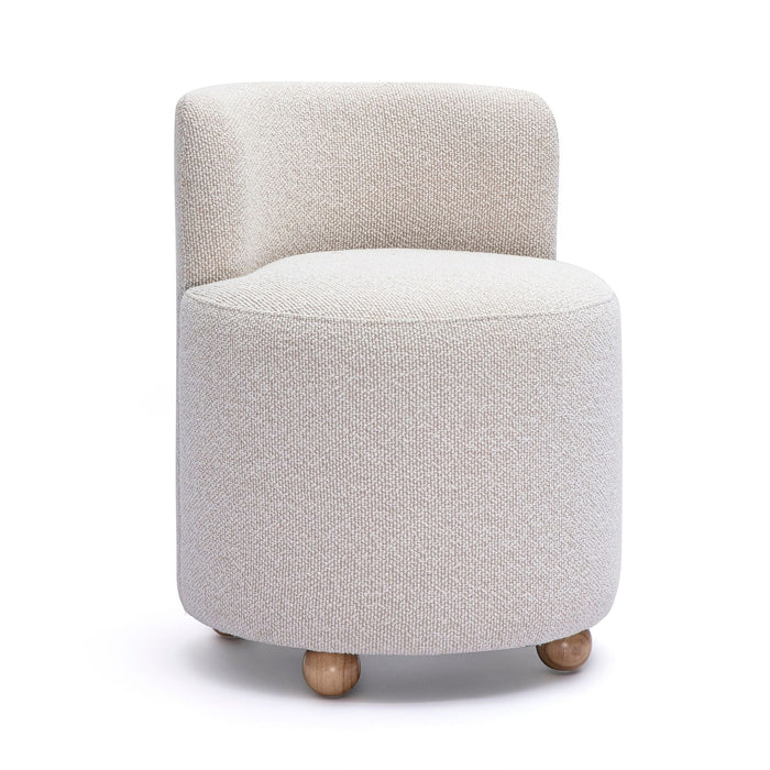Hakuna Cream Performance Boucle Desk Chair