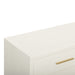 Dani 62" Cream Faux Shagreen 6-Drawer Dresser - Dream Home Furniture & Mattress (Waite Park, MN)