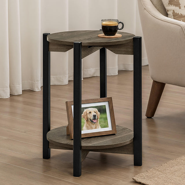 Hyde Round End Table - Dream Home Furniture & Mattress (Waite Park, MN)