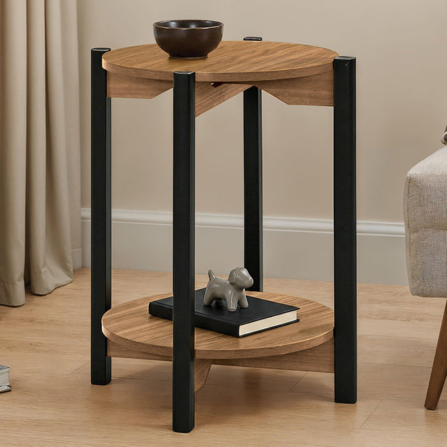 Hyde Round End Table - Dream Home Furniture & Mattress (Waite Park, MN)
