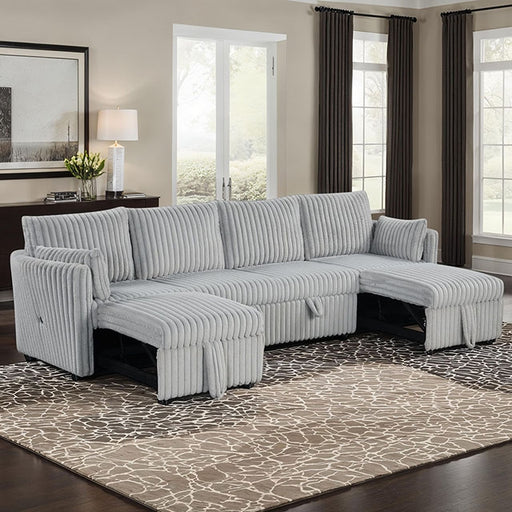 Denholme U-Sectional w/ Pull Out - Dream Home Furniture & Mattress (Waite Park, MN)