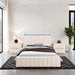 Farese Queen Bed w/ 2 Nightstands - Dream Home Furniture & Mattress (Waite Park, MN)