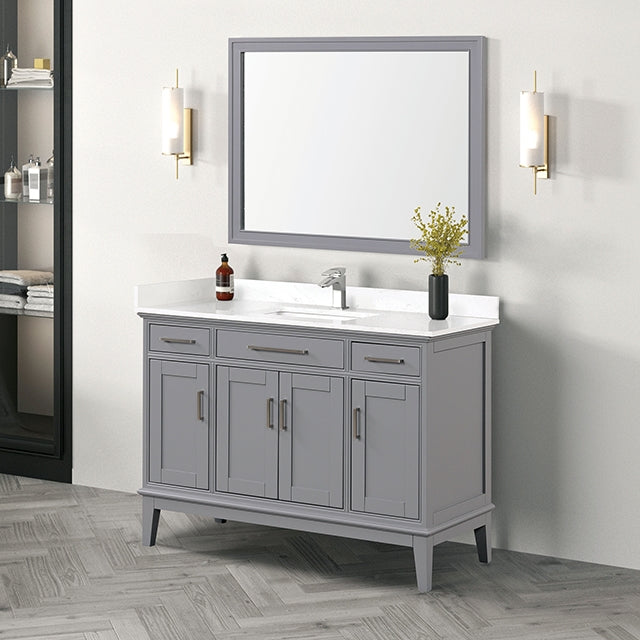 Soline Vanity Set w/ Mirror - Dream Home Furniture & Mattress (Waite Park, MN)