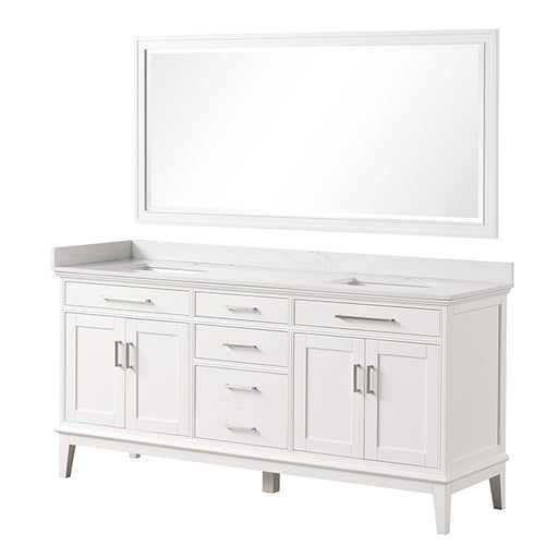 Almeria Vanity Set w/ Mirror - Dream Home Furniture & Mattress (Waite Park, MN)
